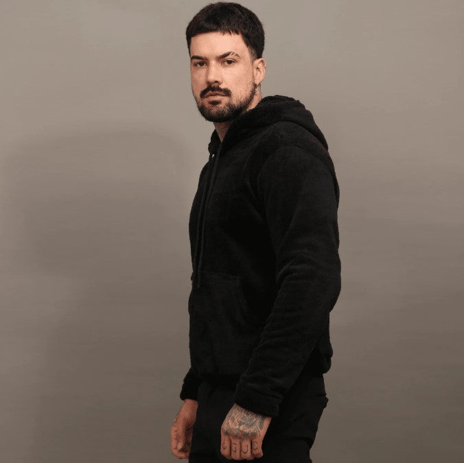 Moletom Canguru Masculino Pelúcia com Capuz Ultrasolft