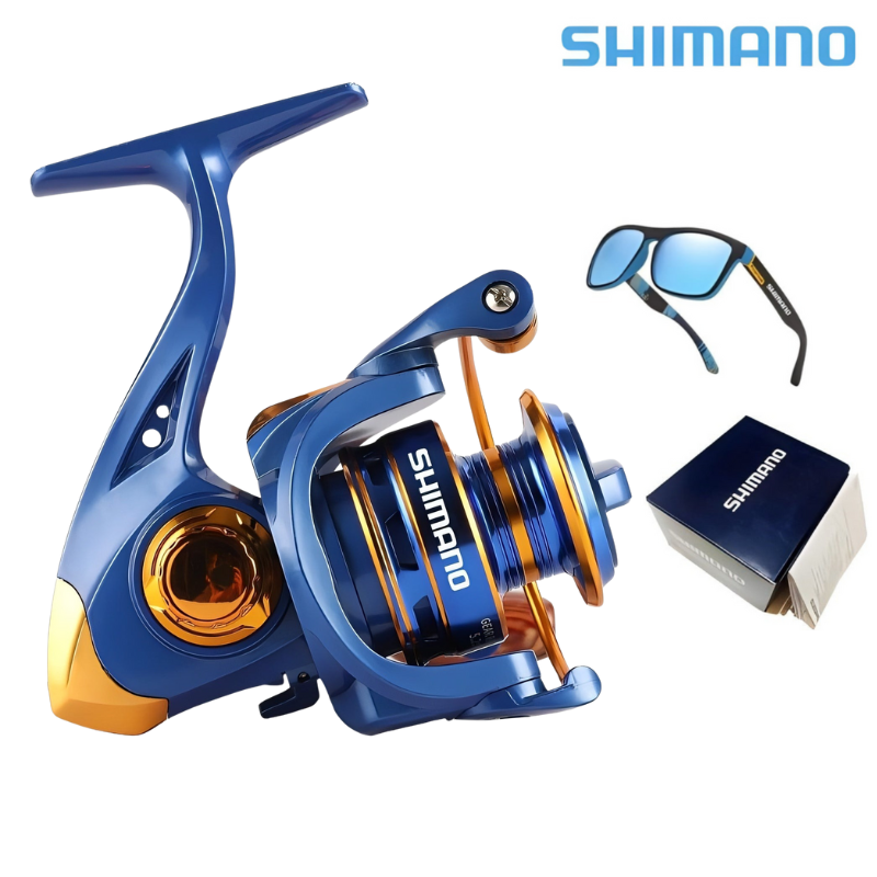 Molinete Shimano AzureSteel 13: Performance Superior e Resistência à Corrosão para Capturas de Até 10 kg