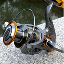 Molinete de Pesca Profissional com Drag de 12Kg e 13 Rolamentos para Uma Experiência de Pesca Superior