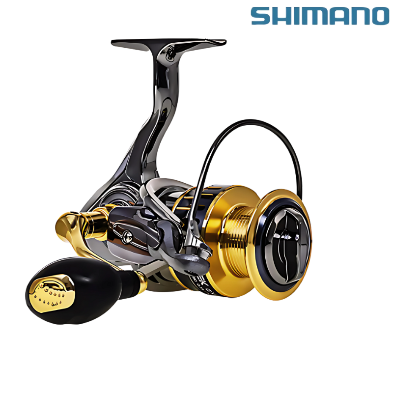 Molinete Shimano com Drag de 22kg e 14 Rolamentos para Uma Pesca Confiável