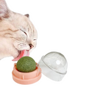 Bolinha de Catnip Interativa para Gatos com Adesivo Dupla Face – Brincadeira e Diversão Garantidas