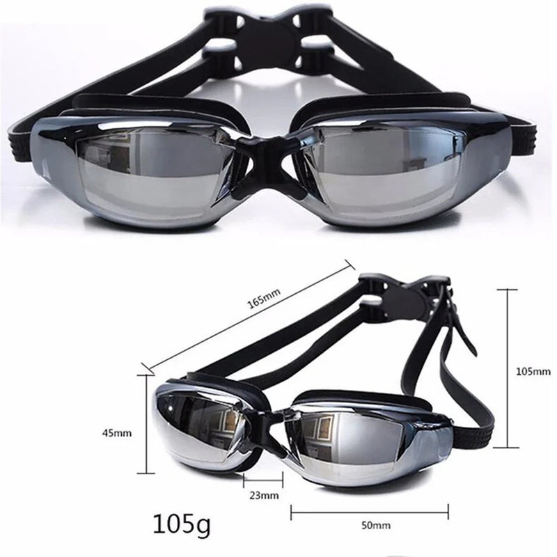 Óculos de Natação Antiembaçantes com Grau para Liberdade nas Águas