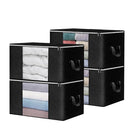 Kit Prático de 4 Organizadores Dobráveis para Grande Capacidade