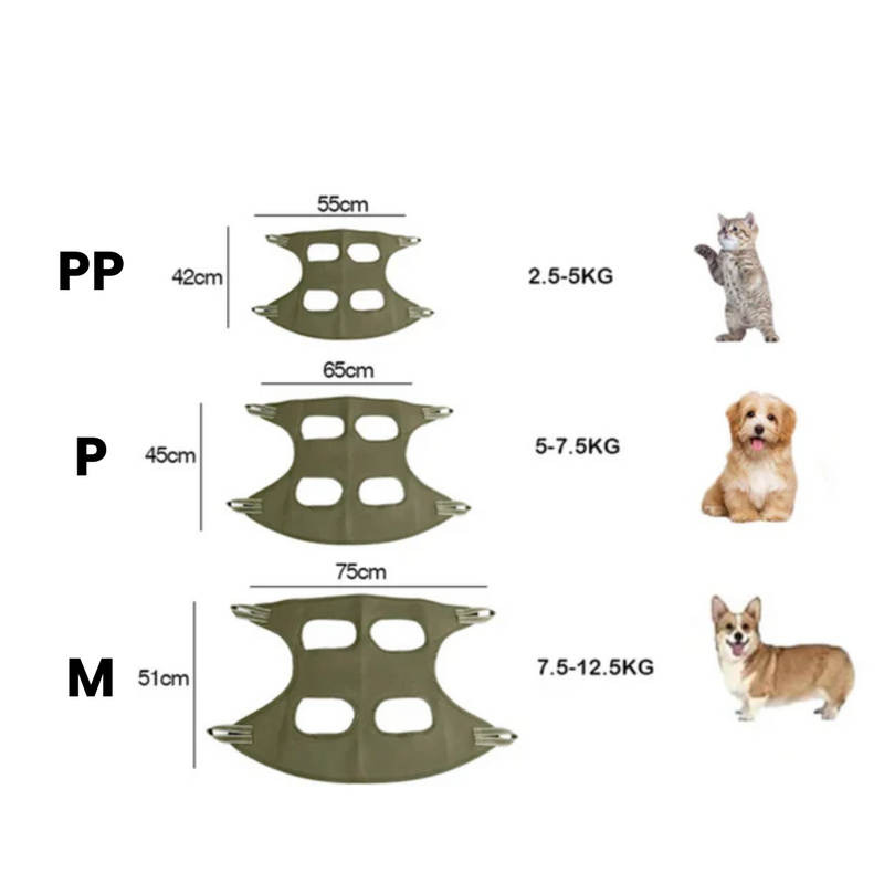 Sling Rede Suspensa para Banho e Tosa de Cães e Gatos de Pequeno Porte – Conforto e Segurança na Hora do Cuidado