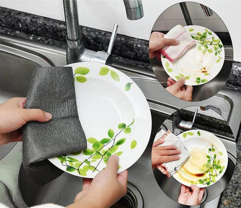 Panos de Limpeza Reutilizáveis em Microfibra - FreshWipe para uma Rotina Prática