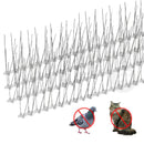 Proteção Eficaz Contra Pássaros para Telhas de Aço Inoxidável - 12 Peças
