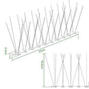 Proteção Eficaz Contra Pássaros para Telhas de Aço Inoxidável - 12 Peças