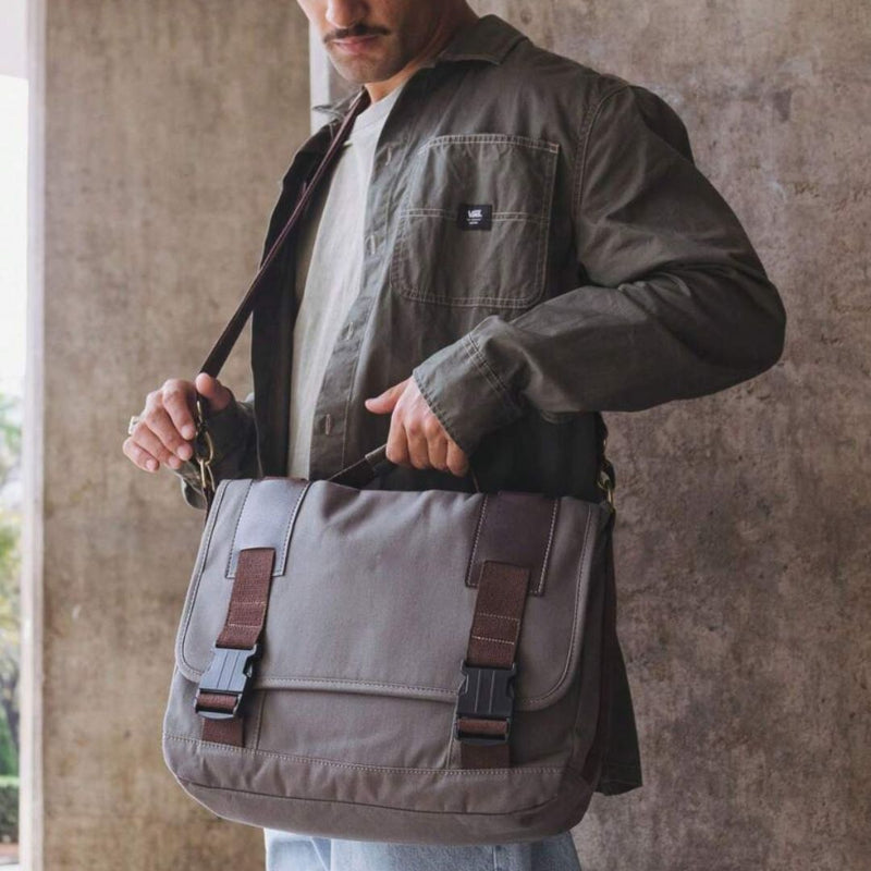 Pasta Bolsa Masculina de Lona para Notebook - Black