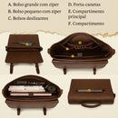 Pasta Carteiro Transversal Masculina | Vintage