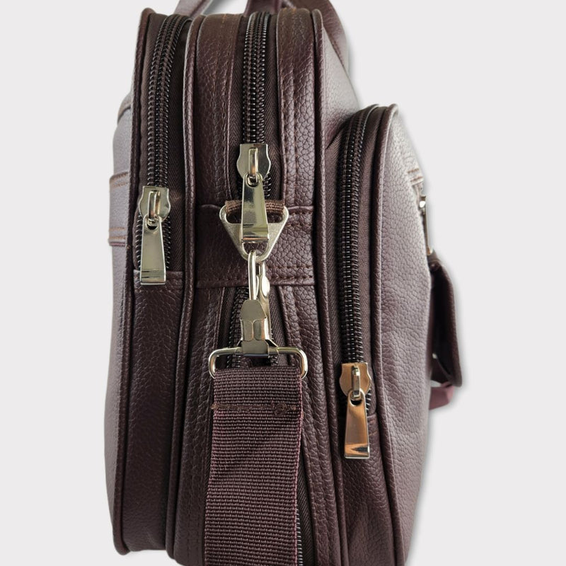 Pasta de Couro Executiva para Notebook Marrom | Deep