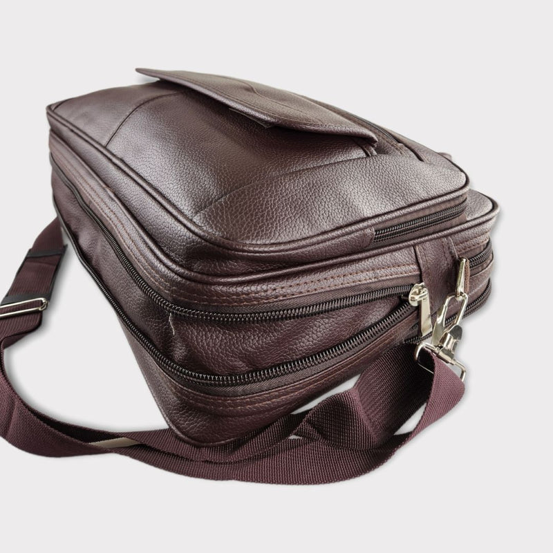 Pasta de Couro Executiva para Notebook Marrom | Deep