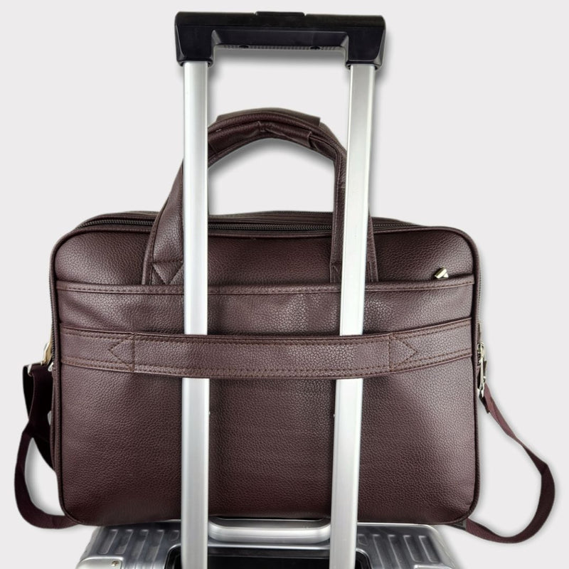 Pasta de Couro Executiva para Notebook Marrom | Deep