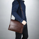 Pasta Bolsa Masculina de Couro Executiva Retrô Jeep