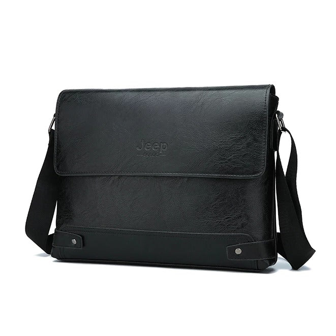 Pasta Bolsa Masculina de Couro Executiva Retrô Jeep