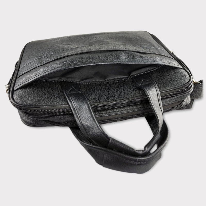 Pasta de Couro Executiva para Notebook Preto | Deep