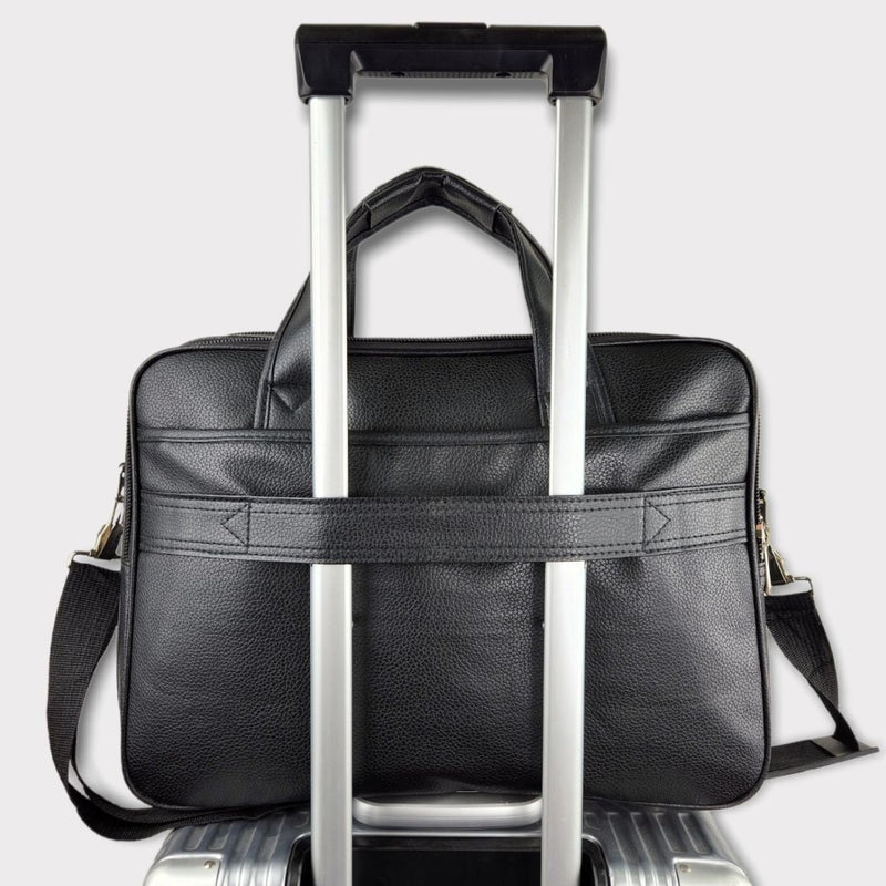 Pasta de Couro Executiva para Notebook Preto | Deep