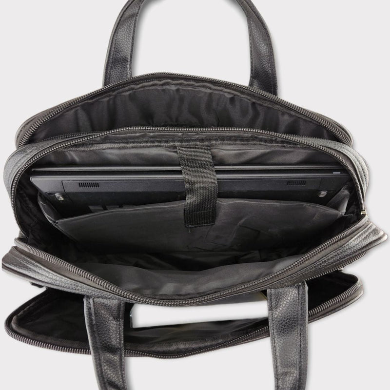 Pasta de Couro Executiva para Notebook Preto | Deep