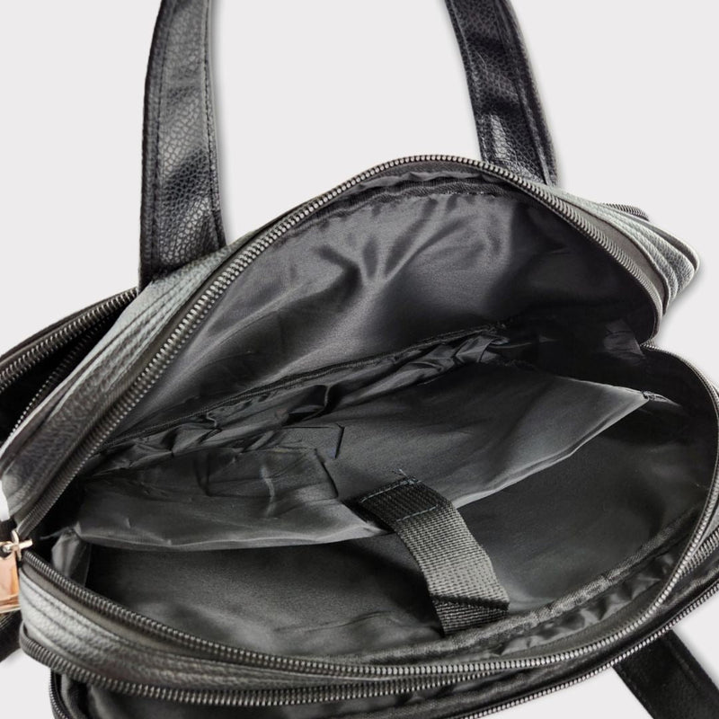 Pasta de Couro Executiva para Notebook Preto | Deep