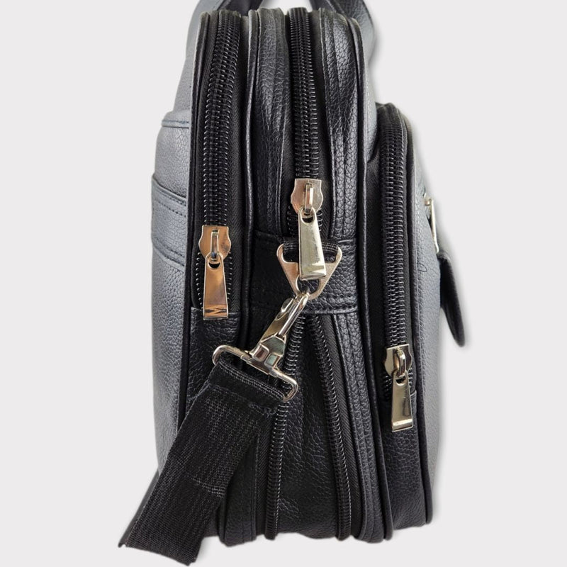 Pasta de Couro Executiva para Notebook Preto | Deep