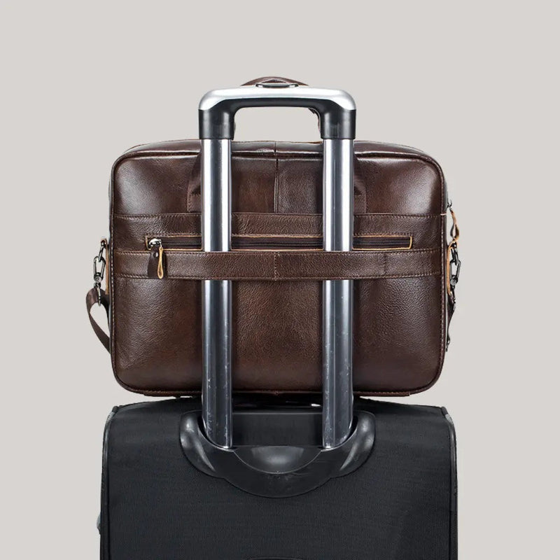 Pasta de Couro para Notebook | Retrô