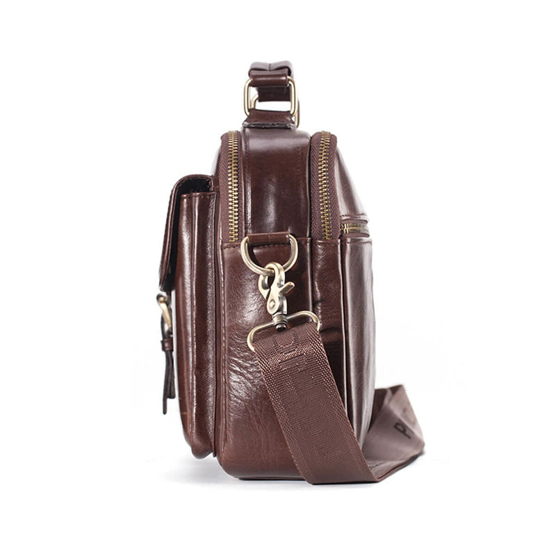Pasta Executiva Masculina em Couro Dark Brown
