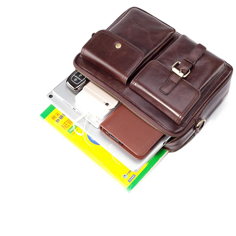 Pasta Executiva Masculina em Couro Dark Brown