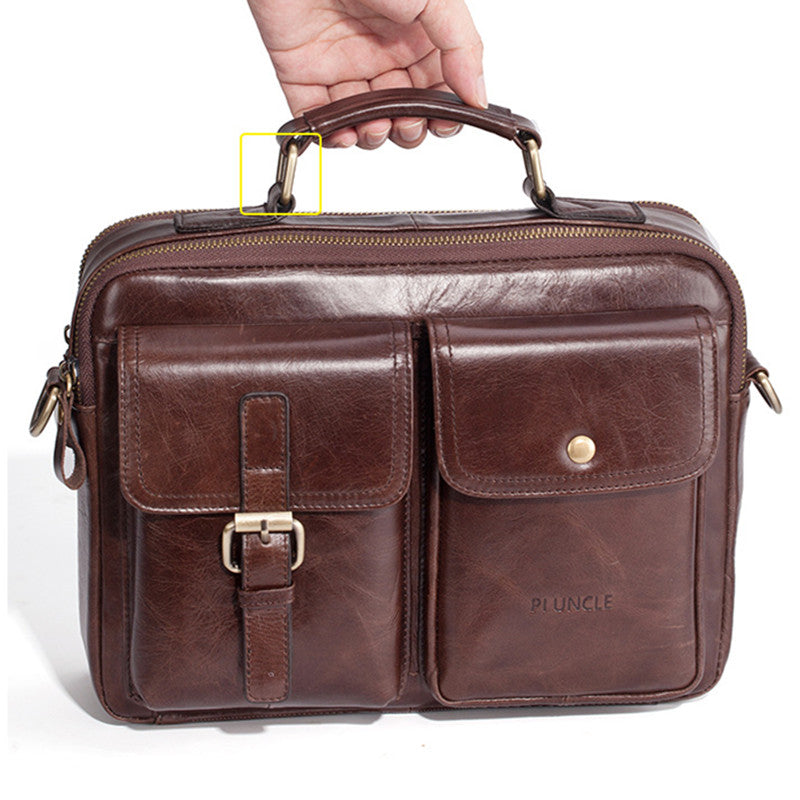 Pasta Executiva Masculina em Couro Dark Brown