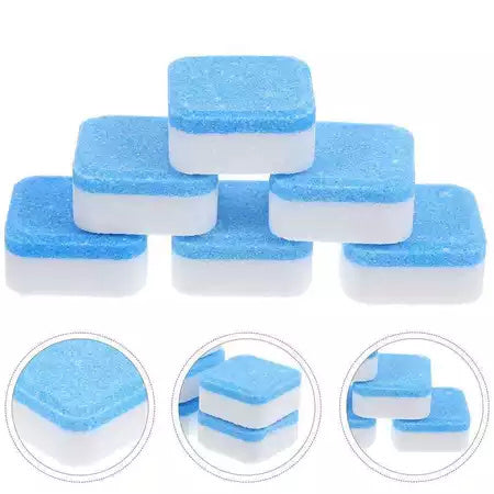 Pastilhas Efervescentes para Limpeza de Máquinas de Lavar - Compre 5 e Ganhe 10