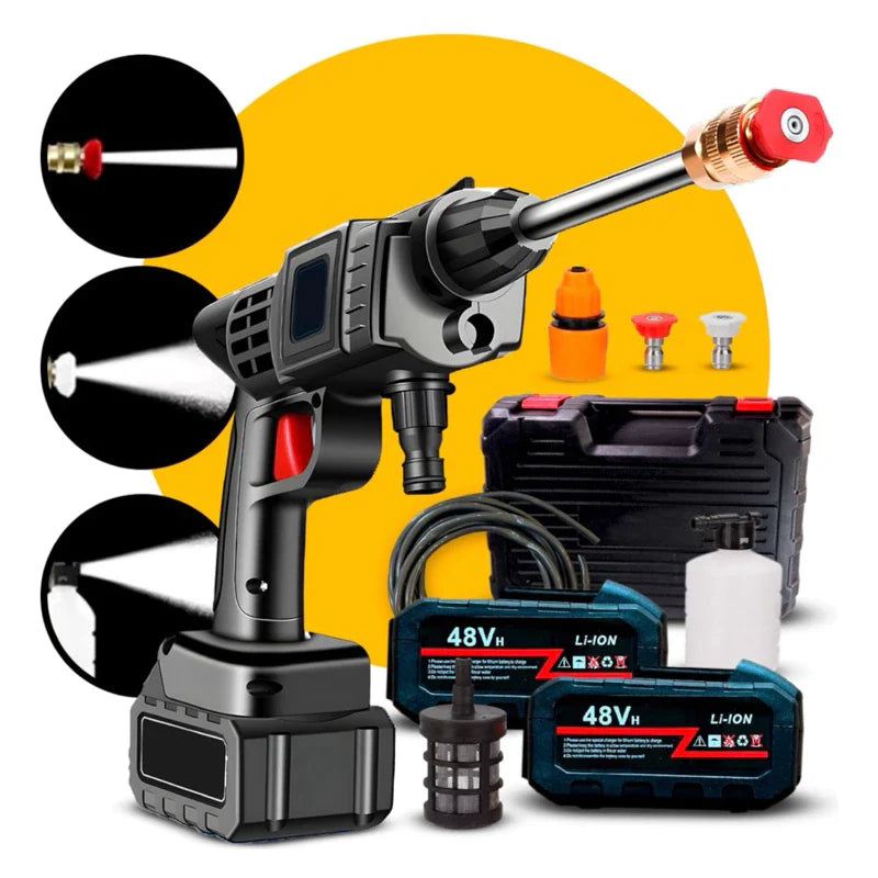 Pistola Lavadora de Alta Pressão Recarregável: Conforto e Praticidade em Sua Limpeza