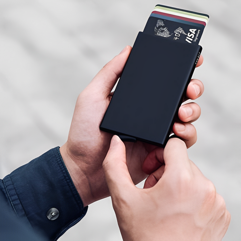 Porta Cartão Inteligente: Proteção Moderna com Bloqueio RFID