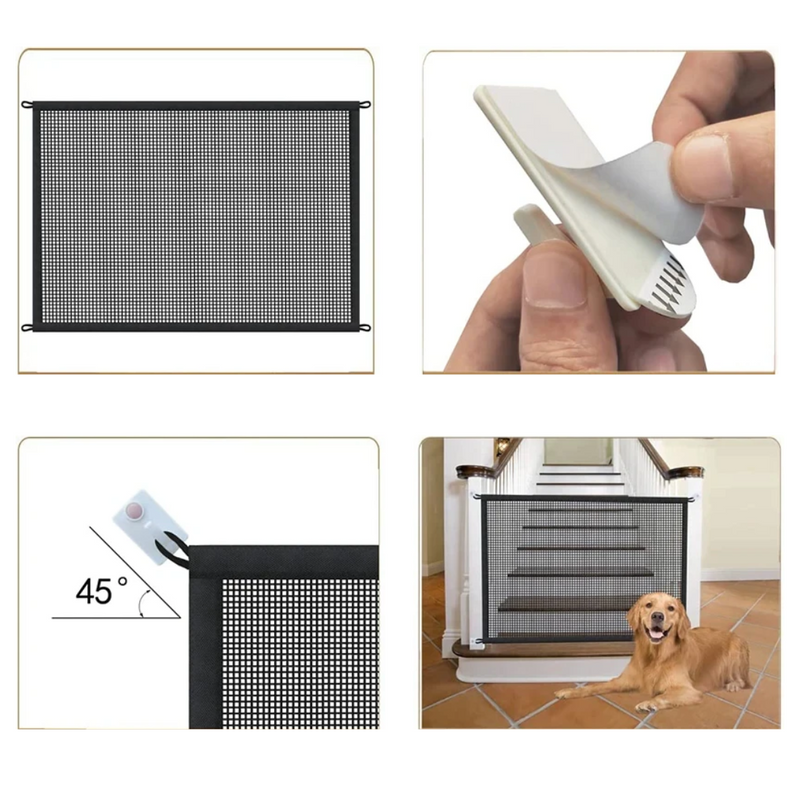 Portão Protetor Portátil para Escadas: Segurança e Conforto para Seu Pet