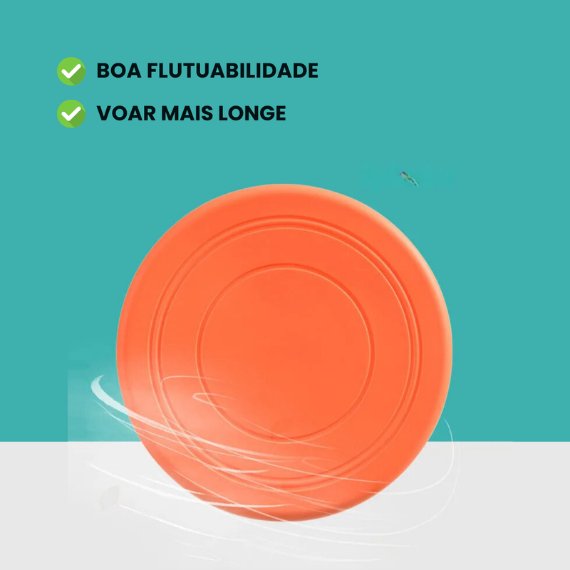 Frisbee de Silicone para Cachorros: Brincadeiras Leves e Divertidas ao Ar Livre