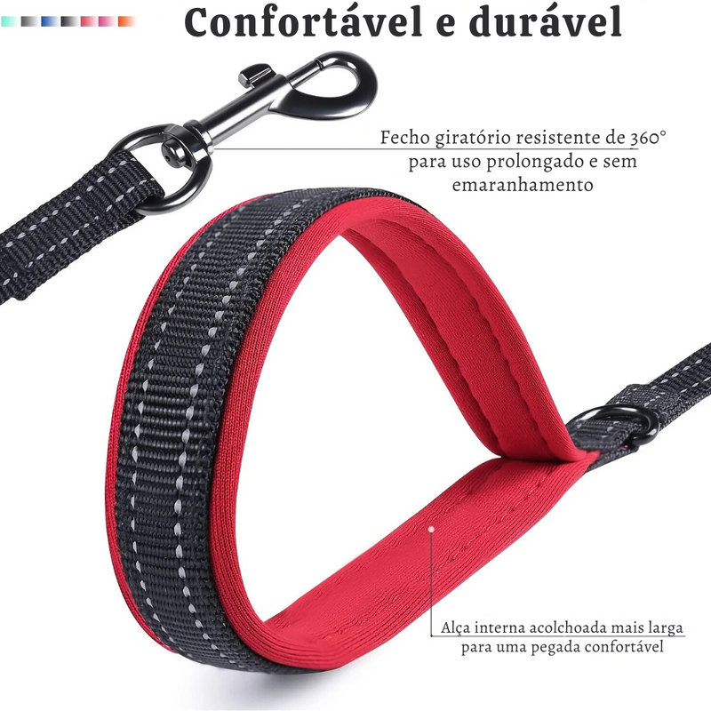 Guia Prático com Alça Dupla Reforçada e Fivela de Metal