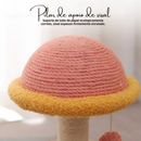 Mesa Giratória com Cogumelo Arranhador: Diversão e Conforto para Gatos