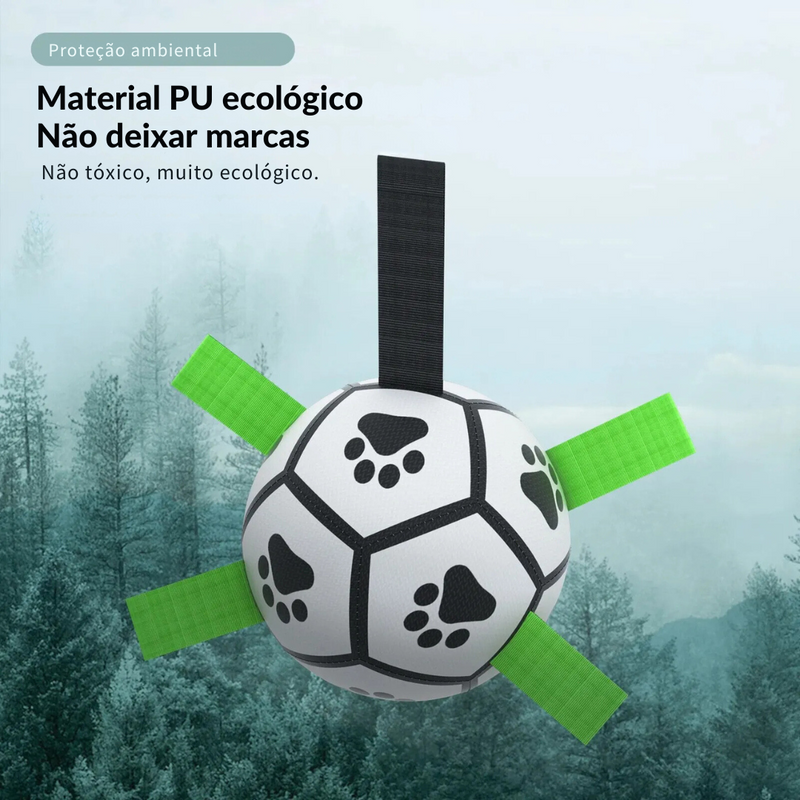 Bola Mordedora com Alças para Cachorros – Diversão e Conforto em Cada Mordida