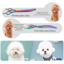 Tesoura de Tosa Profissional 7 Polegadas - Design Curvo para Precisão e Agilidade