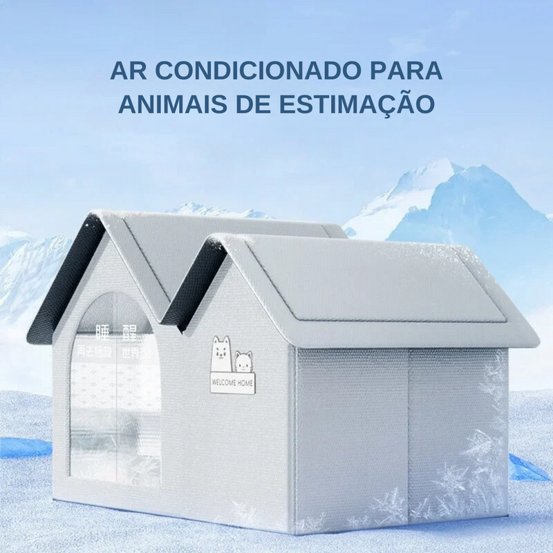 Refúgio Refrigerado Confortável Para Seus Pets