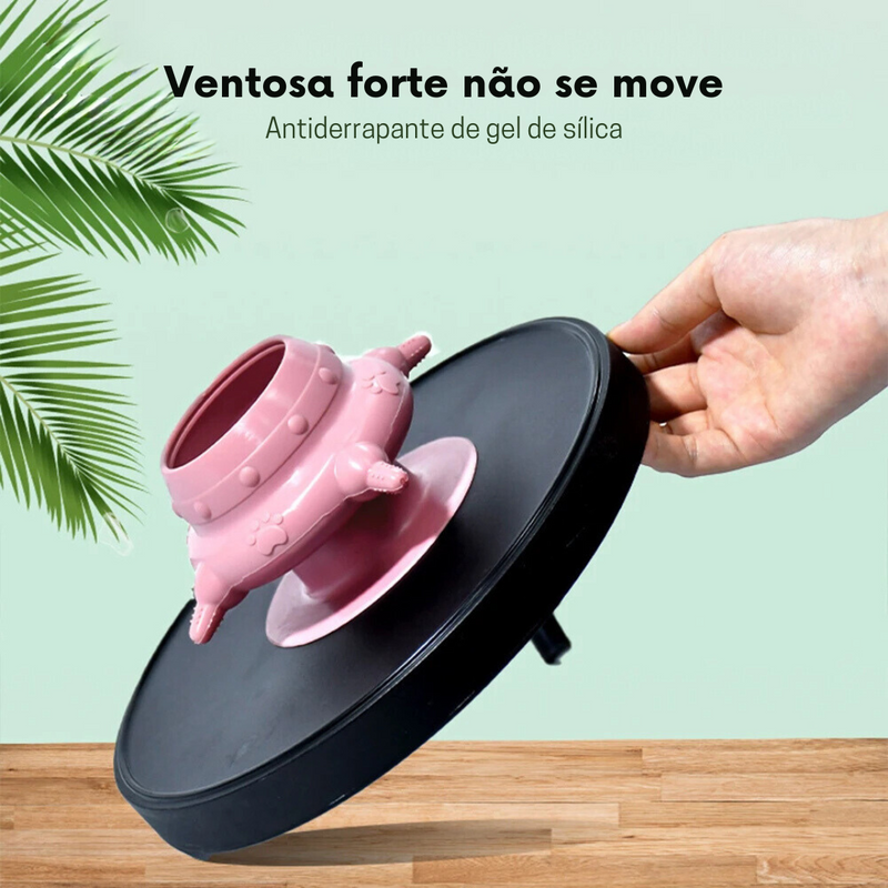 Amamentador Prático com 4 Bicos de Silicone para Filhotes de Cães e Gatos