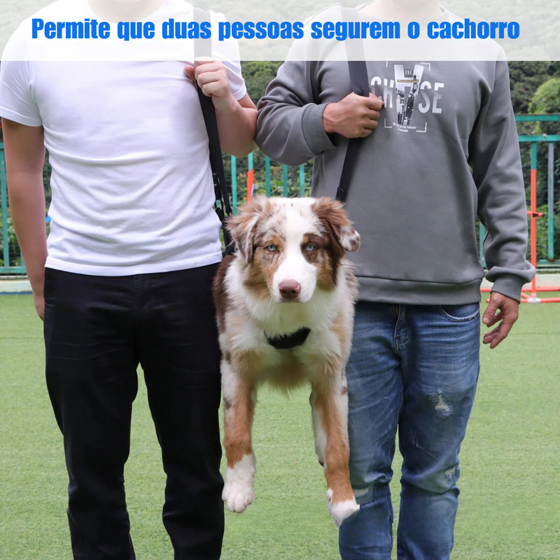 Sling Prático para Apoio de Pernas Traseiras e Quadris de Cachorros com Mobilidade Reduzida