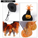 "Fantasia de Halloween para Pets com Chapéu e Coleira Ajustáveis em Estilo Abóbora" 

**Produto que Transforma a Hora do Halloween em Diversão e Conforto para Seu Pet**