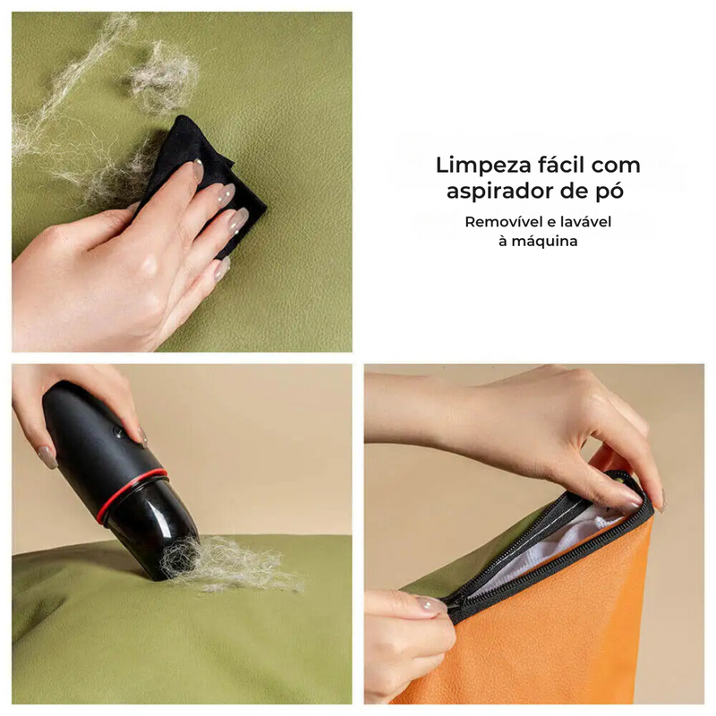 Bolsa de Assento Pet em Couro Reforçado para Viagens Seguras com Seu Cachorro