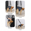 Cinta de Levantamento para Cães: Arnes Ajustável e Respirável para Conforto e Praticidade