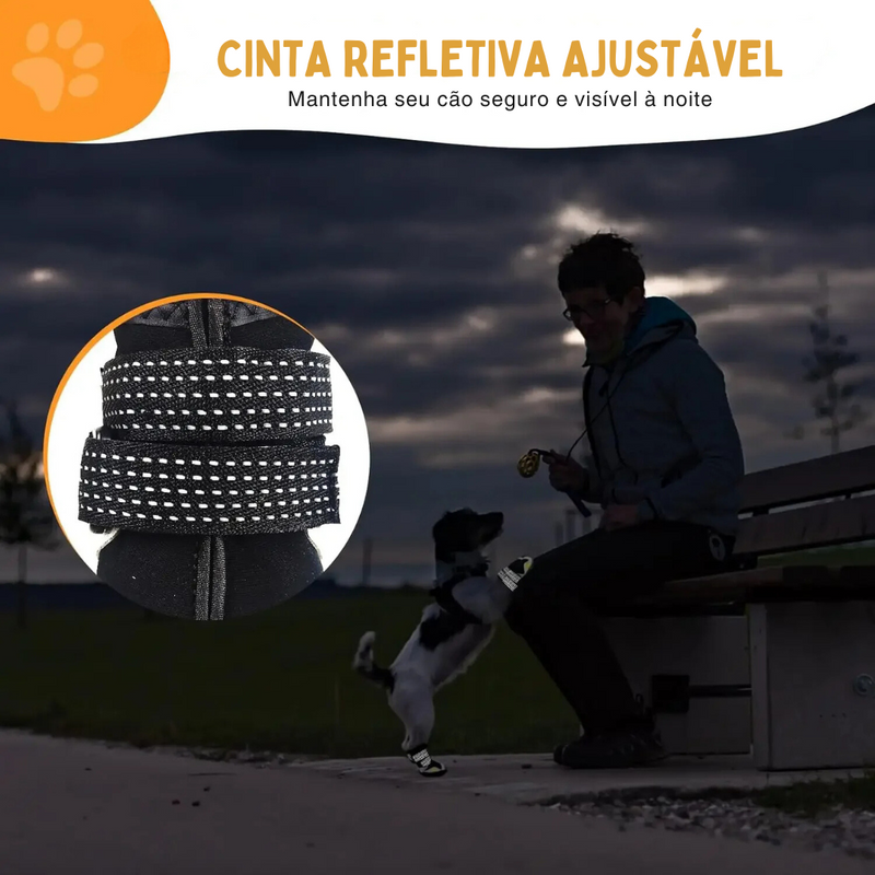 Bota Impermeável Confortável Para Seu Cão