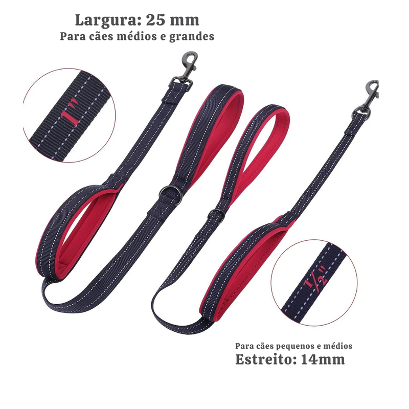 Guia Prático com Alça Dupla Reforçada e Fivela de Metal