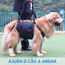 Sling Prático para Apoio de Pernas Traseiras e Quadris de Cachorros com Mobilidade Reduzida