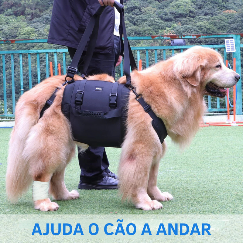 Sling Prático para Apoio de Pernas Traseiras e Quadris de Cachorros com Mobilidade Reduzida