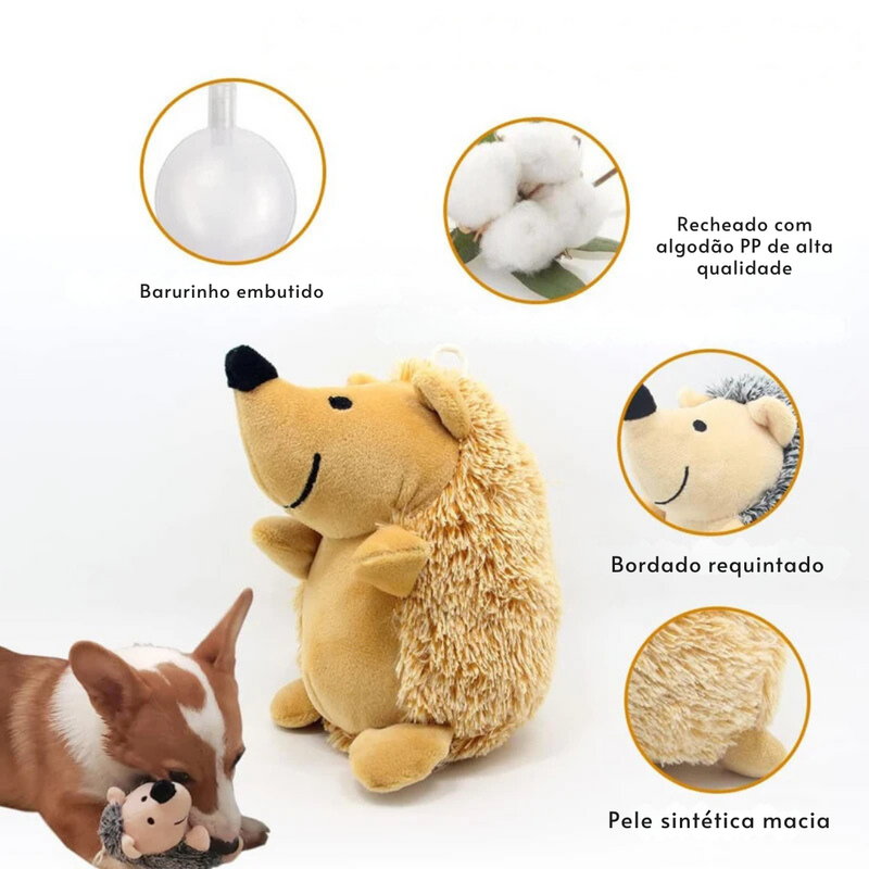 Ouriço de Pelúcia Confortável para Cães