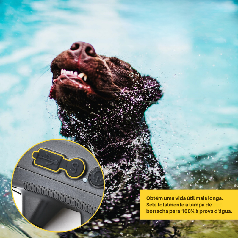 Coleira Eletrônica para Treinamento e Controle de Latidos em Cachorros