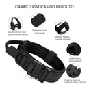 Coleira Tática Resistente para Cães Médios e Grandes: Treinamento com Conforto e Segurança