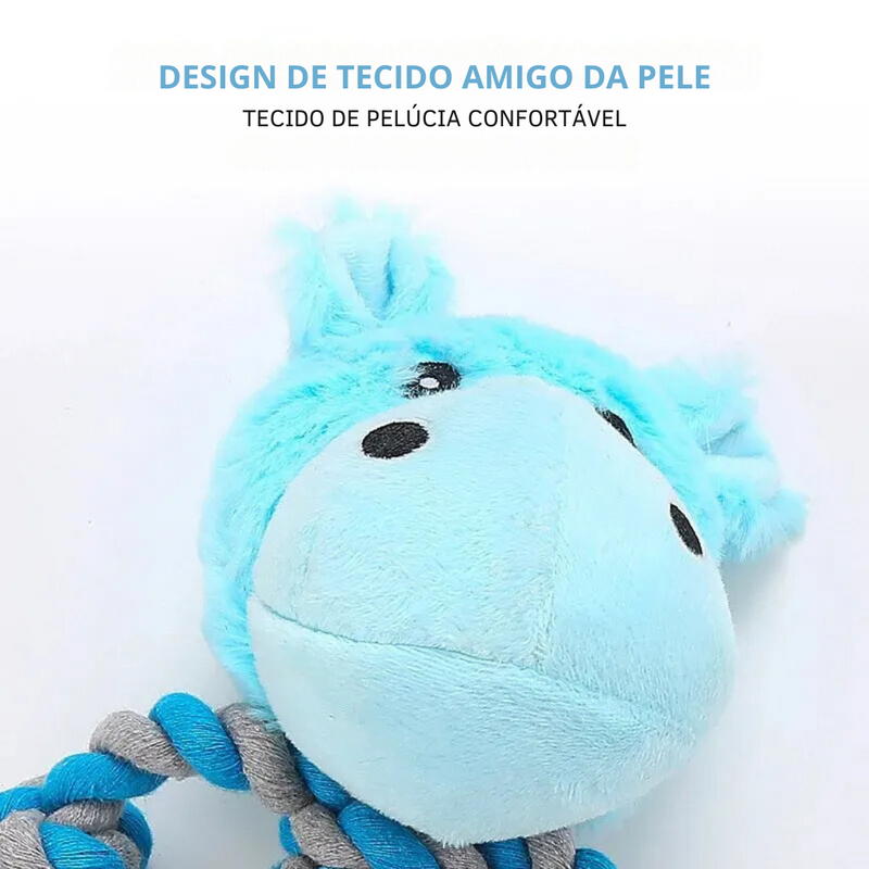 Brinquedo Resistente de Corda para Mordidas Saudáveis em Cachorros